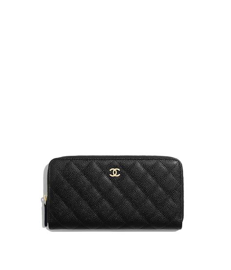 chanel zip pocket wallet|Chanel classic long zipped wallet.